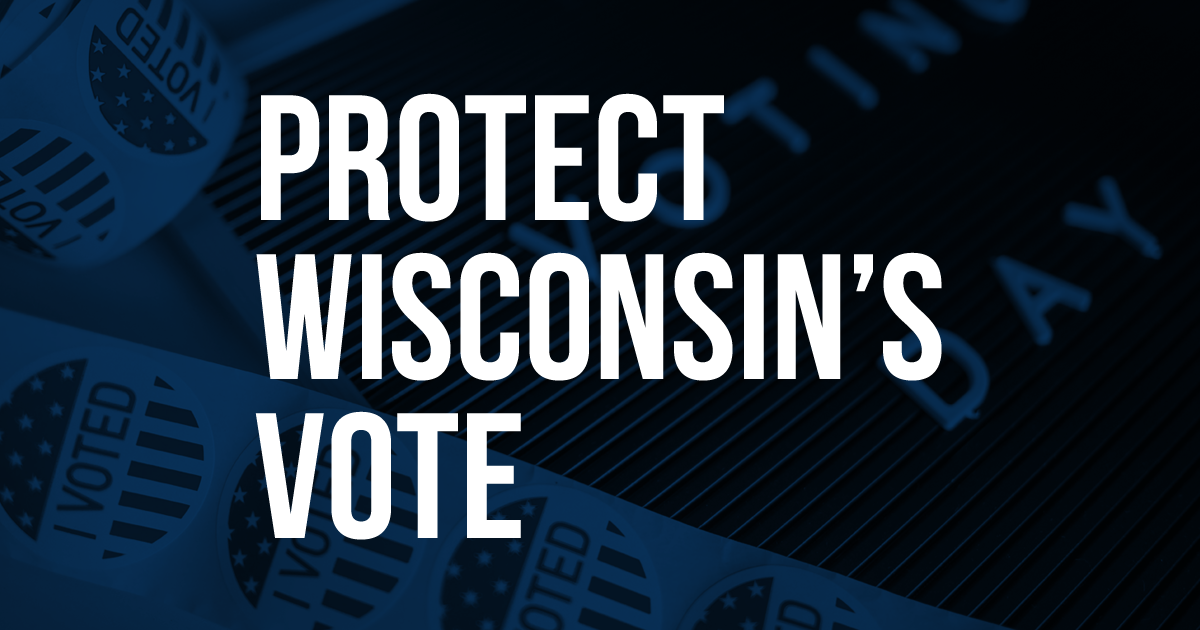 protect wisconsins vote over i voted stickers